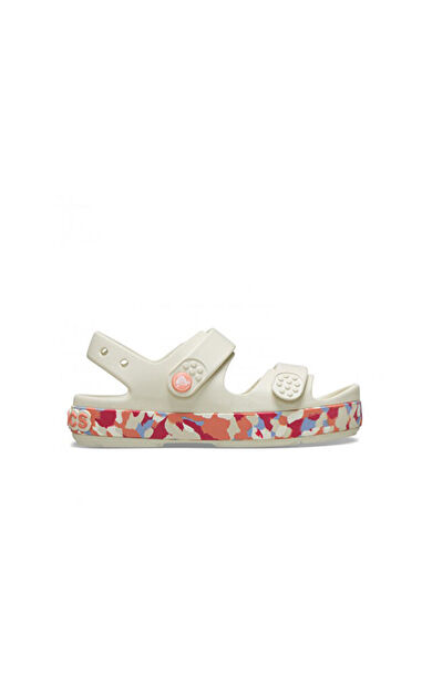 Crocs Crocband Cruiser Glow Confetti Band Sandal Çocuk Günlük Sandalet 212527-2MKBeyaz