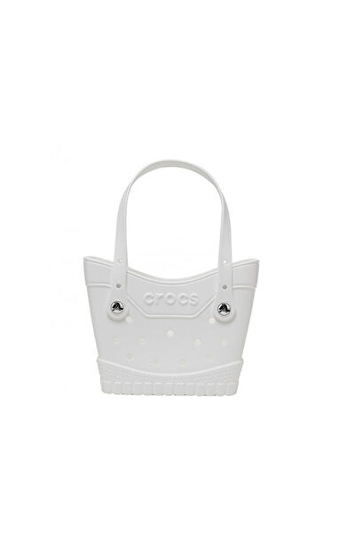 Crocs Small Eva Tote Omuz Çantası-En: 27 cm, Boy: 21 cm, Derinlik: 11 cm CZFB0001-WHITEBeyaz