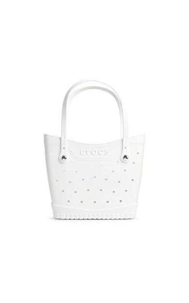 Crocs Medium Eva Tote Omuz Çantası-En: 38 cm, Boy: 31 cm, Derinlik: 12 cm CZFB0002-WHITEBeyaz