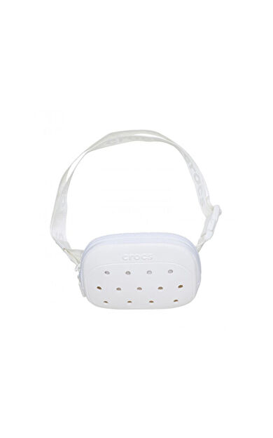 Crocs Belt Bag W Eva Front Omuz Çantası-En: 19 cm, Boy: 14 cm, Derinlik: 5 cm CZFB0004-WHITEBeyaz