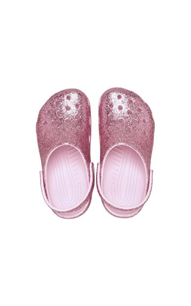 Crocs Classic Chunky Glitter Clog K Çocuk Terlik Pembe