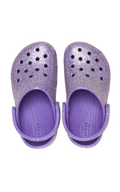 Crocs Classic Fantasy Glitter Clog T Çocuk Terlik Mor