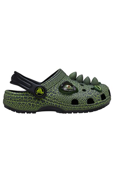 Crocs Classic Iam Scary Dino Clog T Çocuk Terlik Yeşil