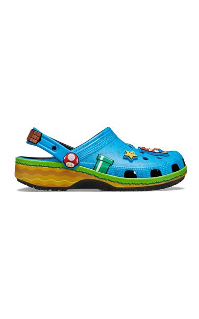 Crocs Super Mario Core Cls Clg Terlik Mavi