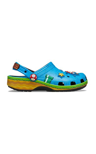 Crocs Super Mario Core Cls Clg T Çocuk Terlik Mavi