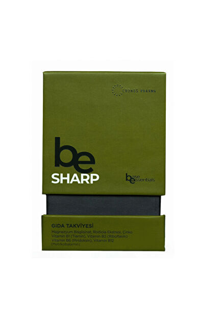 Cronos Pharma Be Sharp Takviye Edici Gıda 30 Bitkisel Kapsül