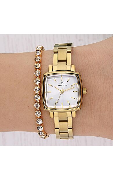 DANIEL KLEIN DKE.1.10677-4 Bileklik Hediyeli  Kadın Kol Saati