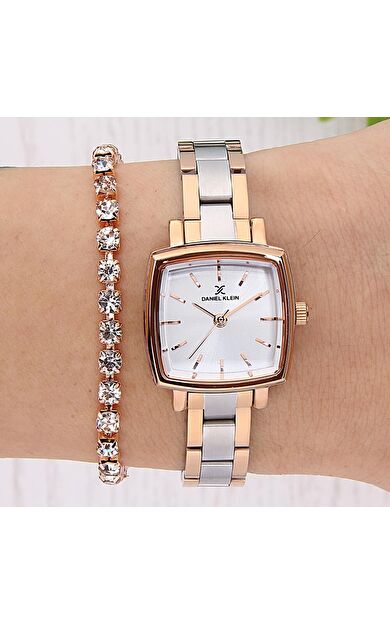 DANIEL KLEIN DKE.1.10677-7 Bileklik Hediyeli Kadın Kol Saati