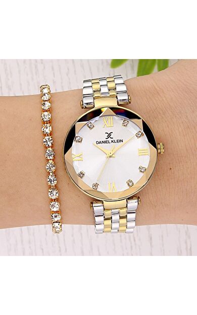 DANIEL KLEIN DKE.1.10811-3 Bileklik Hediyeli Kadın Kol Saati
