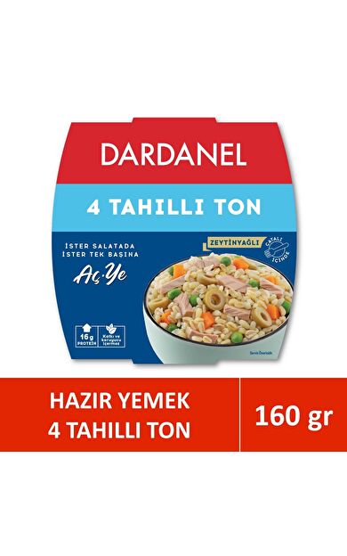 Dardanel Aç Ye Dört Tahıllı Ton Balığı 160 gr