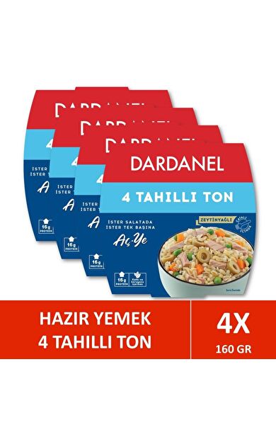 Dardanel Aç Ye Dört Tahıllı Ton Balığı 160 gr x 4 Adet