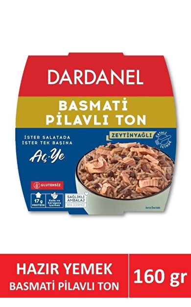 Dardanel Dardanel Aç Ye Hazır Yemek Basmati Pilavlı Ton Balığı 160 gr