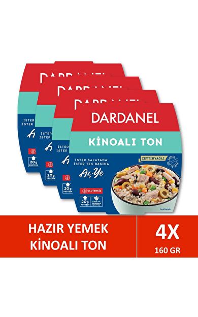 Dardanel Aç Ye Kinoalı Ton Balığı 160 gr x 4 Adet