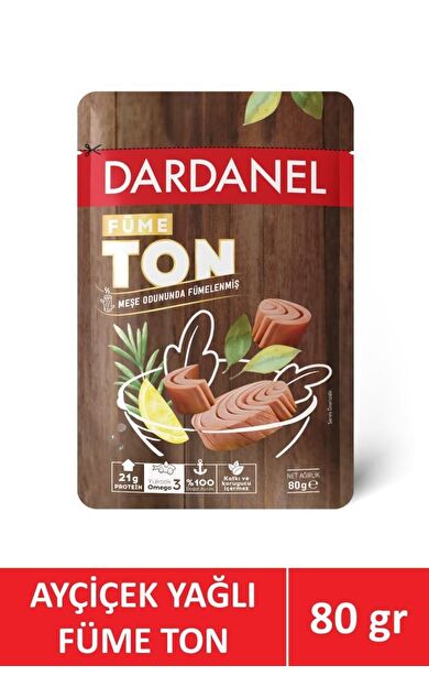 Dardanel Dardanel Ayçiçek Yağlı Füme Ton 80 gr