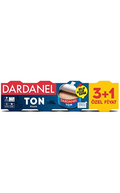 Dardanel Ayçiçek Yağlı Ton Balığı 4x75 gr