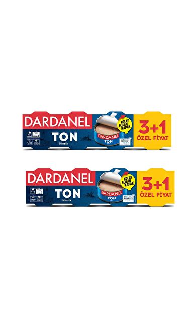 Dardanel Ayçiçek Yağlı Ton Balığı 4x75 gr x 2 Adet