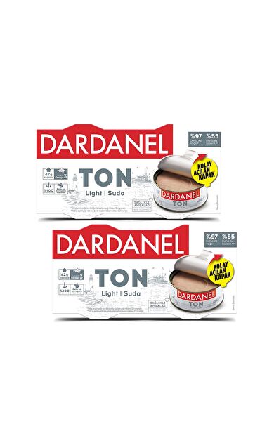 Dardanel Ligtht Ton Balığı 2x140 gr x 2 Adet