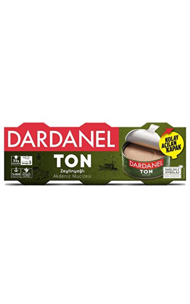 Dardanel Dardanel Zeytinyağlı Ton Balığı 3x75 gr