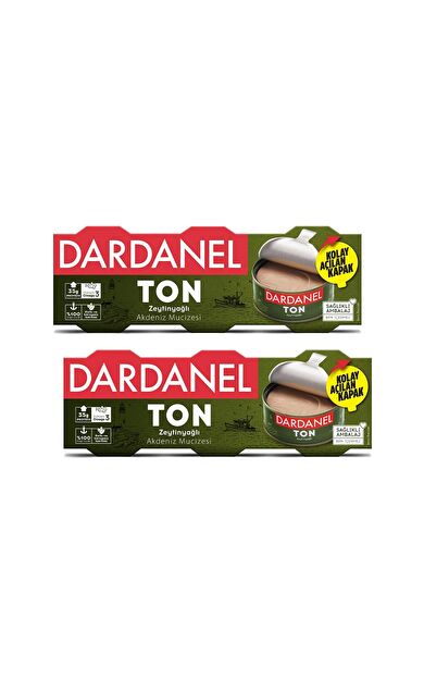 Dardanel Dardanel Zeytinyağlı Ton Balığı 3x75 gr x 2 Adet