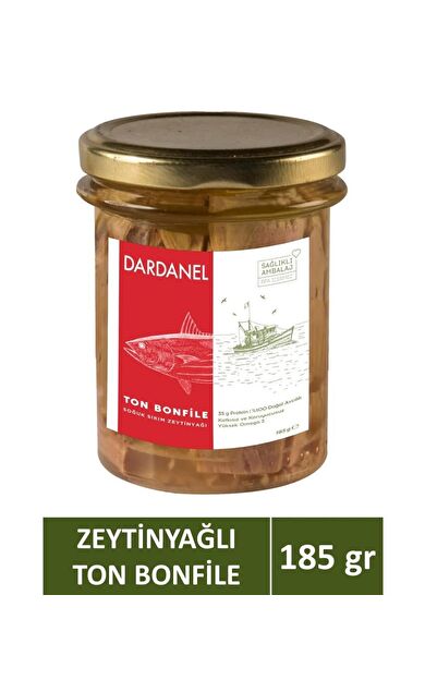 Dardanel Zeytinyağlı Ton Balığı Fileto Cam Kavanoz