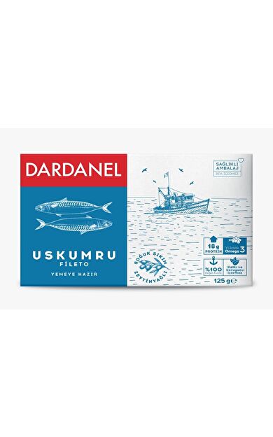 Dardanel Zeytinyağlı Uskumru 125 gr