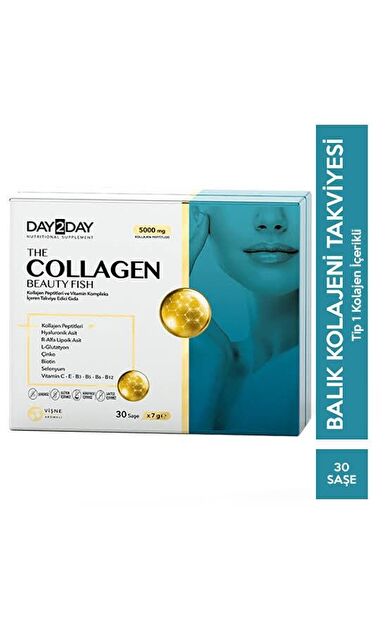 Day2Day The Collagen Beauty Fish Kollajen 30 Saşe X 7gr