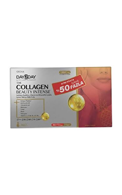 Day2day The Collagen Beauty Intense Ananas Aromalı 45 Saşe - %50 Daha Fazla