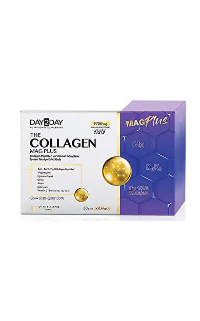 Day2Day The Collagen Mag Plus Takviye Edici Gıda 30 Şase