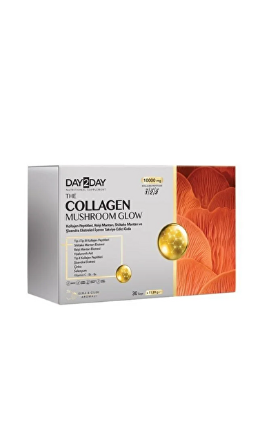 Day2Day The Collagen Mushroom Glow Takviye Edici Gıda 30 Saşe