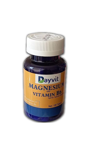 Dayvit Magnesium with Vitamin B6 100 Tablet