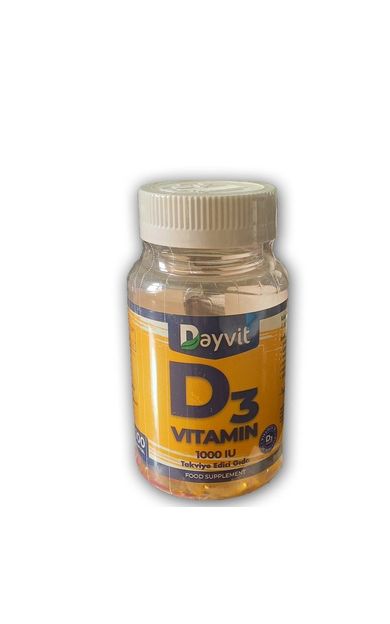 Dayvit Vitamin D3 1000IU 100 Kapsül