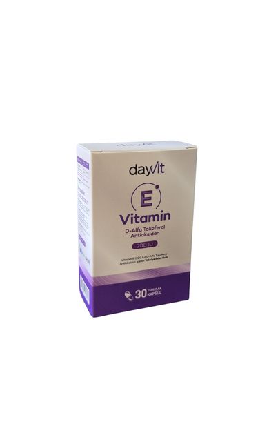 Dayvit Vitamin E 200 IU 30 Kapsül