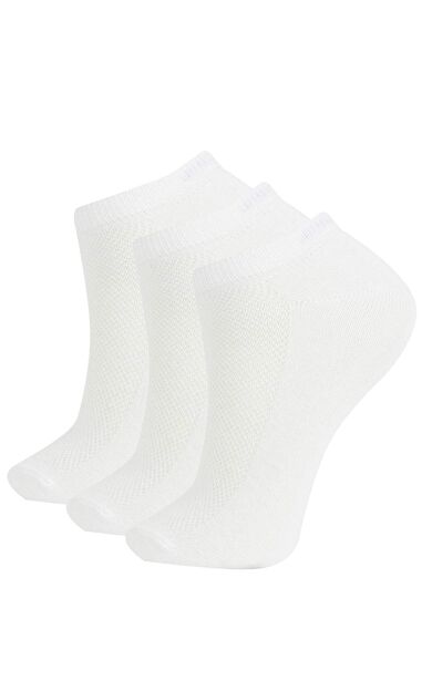 DeFactoFit Kız Çocuk 3'lü Pamuklu Patik Çorap A0297A8NSWT1