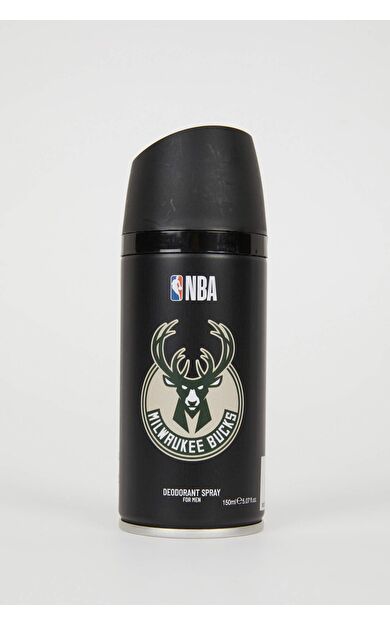 DeFactoFit Erkek NBA Milwaukee Bucks Aromatik 150 ml Nba Mılwaukee Siyah