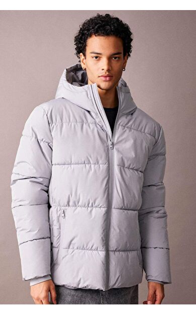 DeFactoFit Regular Fit Kapüşonlu Mont