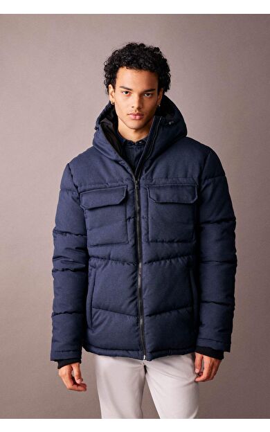 DeFacto Slim Fit Kapüşonlu Mont A2548AX23WNNV175