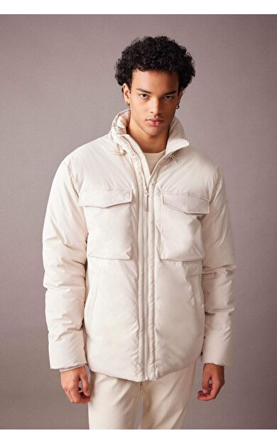DeFacto Slim Fit Dik Yaka Mont A3662AX23WNBG700