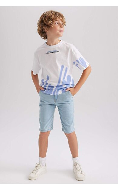 DEFACTO Erkek Çocuk Jean Şort