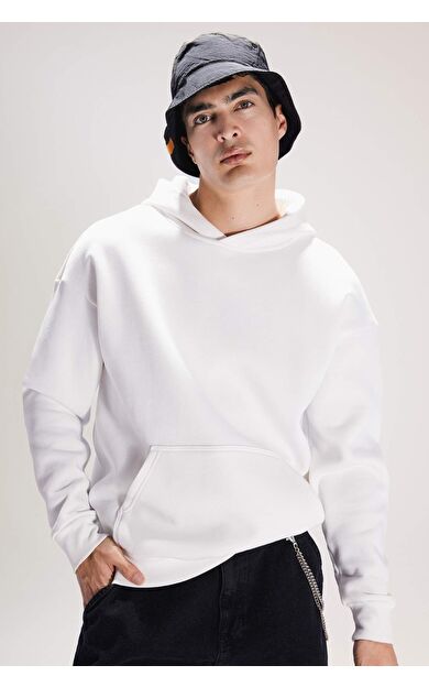 DeFactoFit Oversize Fit Kapüşonlu Sweatshirt A4331AX23AUER105