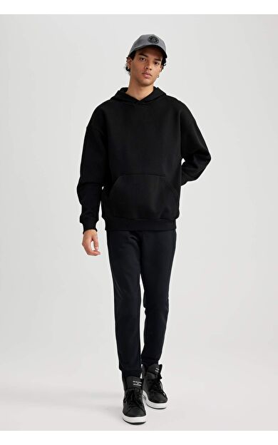 DeFactoFit Slim Fit Fermuar Cepli Esnek Paça Eşofman Altı