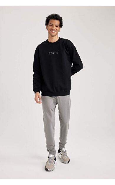 DeFactoFit Slim Fit Fermuar Cepli Esnek Paça Eşofman Altı