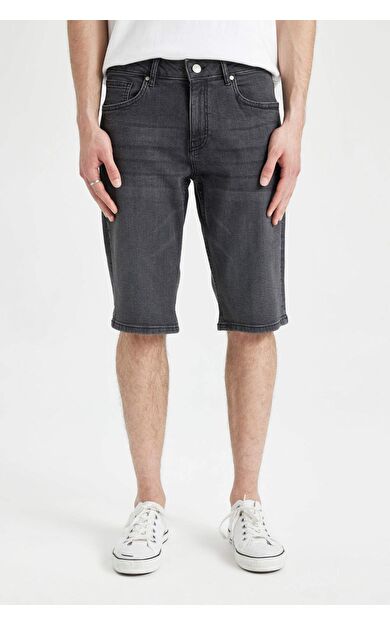 DeFactoFit Regular Fit Jean Bermuda