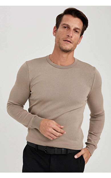 Regular Fit Bisiklet Yaka Kazak