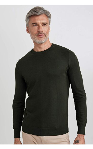 Regular Fit Bisiklet Yaka Kazak