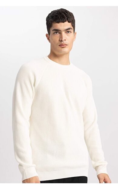 DeFactoFit Standart Fit Bisiklet Yaka Kazak A8458AX24SPER100