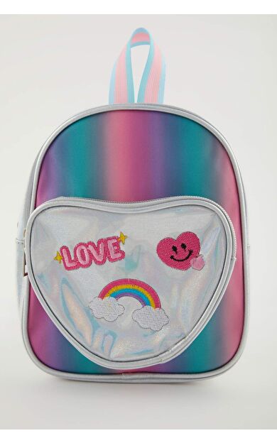 DeFactoFit Kız Çocuk Suni Deri Sırt Çantası