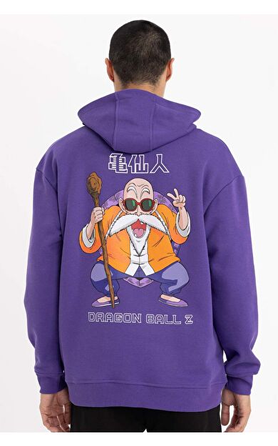 DeFacto Dragon Ball Boxy Fit Kapüşonlu Sweatshirt