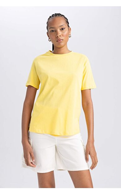 Regular Fit Kısa Kollu %100 Pamuk Tişört