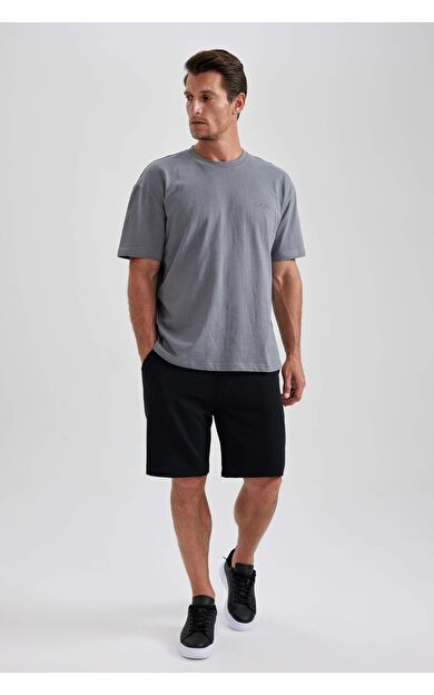 DeFacto Regular Fit Şort B0650AXNSBK81