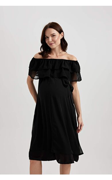 DeFactoFit Midi Hamile Elbise